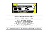 KITCHENER STEEL SERVICE  · PDF fileKitchener Steel Service Centre Stock Book & Reference Guide Index Pages CARBON STEEL BARS Hot Rolled - Rounds