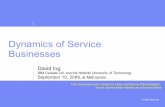 Dynamics of Service Businesses - coevolving.comcoevolving.com/pubs/...Metropolia_ISBM_Ing_DynamicsServiceBusine… · Dynamics of Service Businesses ... Harvard Business Review, ...