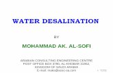 WATER DESALINATION -  · PDF fileSeawater Reject Seawater Supply ... Typical Composition of Gulf Sea Water ... WATER DESALINATION 3.23 2.08 1.66 0.97 1.15 1.57