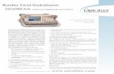 Radio Test Solutions - SignalTestInc.com issue2.pdf · an exceptional RF signal generator phase noise ... • P25 Phase II TDMA physical layer transmitter and ... SINAD, SNR, and