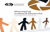 Managing Cultural Diversity - · PDF fileeconomic and social contribution of a ... As the Parliamentary Secretary for Multicultural Affairs and ... Managing Cultural Diversity Training