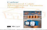 Carlon Structured Cable Management Systems  · PDF fileCarlon ® Structured Cable Management Systems Handbook ... Dual Voltage Box/Bracket ... PVC conduit maintained the