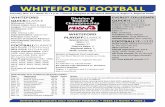 whiteford week 12 press notes FINAL - · PDF file31.08.2017 · WHITEFORD 2017 SCHEDULE/SEASON UPDATE DateOpponent Result NotesScore Aug. 25 at Blissfield 48-8 W Bobcats roll up 537