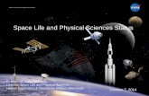 Space Life and Physical Sciences Statussites.nationalacademies.org/cs/groups/ssbsite/documents/webpage/... · Space Life and Physical Sciences Status ... Joyce Proctor (C) ... Erin