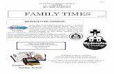 FAMILY TIMES -  · PDF fileFAMILY TIMES “One generation shall commend your works ... Diana Robbins Mike VanZuiden 24. ... Carlene Beveroth,