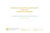 MEXICO CITY AIRPORT - ICMA City Airport... · MEXICO CITY AIRPORT GREEN BOND SECOND OPINION BY SUSTAINALYTICS September 6, 2016 ... 14