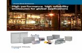 NEMA Type Enclosures Features: High performance, high ... · PDF fileEnclosures High Performance, high reliability enclosures for global applications • • • • • • • •