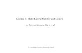 Lecture 5 : Static Lateral Stability and Controldynlab.mpe.nus.edu.sg/mpelsb/me4241/L5n.pdf · G. Leng, Flight Dynamics, Stability & Control Lecture 5 : Static Lateral Stability and