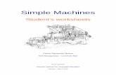 Simple Machines -  · PDF fileSIMPLE MACHINES Student’s worksheets Carles Egusquiza Bueno 3 IES ROCAGROSSA – Lloret de Mar Unit 1 Force, work and machines