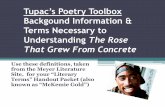 Tupac’s Poetry Toolbox Backgound Information & Terms ...marybewley.weebly.com/uploads/8/7/0/1/8701046/tupacs_toolbox_2.pdf · Tupac’sPoetry Toolbox Backgound Information & Terms