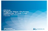 Orica Papua New Guinea National Price List 2013 Pricelist... · Orica Papua New Guinea National Price List ... PNG Pricelist July 2013 ... Senatel™ Magnum™ is a robust high energy
