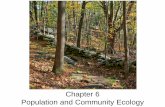 Chapter 6 Population and Community Ecology - Mr. …abrahamlopez.weebly.com/.../5539655/chapter_6_population_and_co… · Chapter 6 Population and Community Ecology. Nature exists
