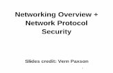 Network Protocol Security - Peopledawnsong/teaching/f12-cs161/... · Network Protocol Security Slides credit: ... IP = Internet Protocol . 6 ... –Which internally tracks all of