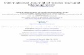 International Journal of Cross Cultural Management -  · PDF file  Management International Journal of Cross Cultural   The online version of this article can be