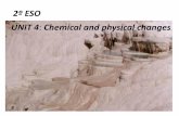 2º ESO UNIT 4 Chemical and physical changes - IES Juan  · PDF file2º ESO UNIT 4: Chemical and physical changes Susana Morales Bernal