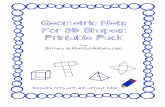 Geometric Nets Printable Pack - Math Geek Mama · PDF fileNet of a Square-Based Pyramid! S . Net of a Pentagon-Based Pyramid! D . Net of a Cone! G ... Microsoft Word - Geometric Nets
