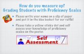 How do you measure up? Grading Students with Proﬁciency Scales · PDF fileHow do you measure up? Grading Students with Proﬁciency Scales Please write your name on a slip of paper