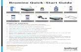 Bromine Quick-Start Guide - · PDF file1. Start with a clean tub, and new or clean filter cartridge(s). (Use Spa System Flush when transitioning from any previous sanitizer.) 2. Fill