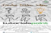Creative Problem Solving - · PDF filesignificance of creative problem solving in relation to building situation ... Use cost-cutting methods to increase working ... The Fact Finding