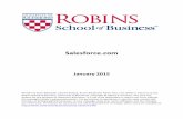 , - Robins School of Business · PDF fileMarketing Cloud.   ... utilizing social media as both a source of data ... Partnership with Tokyo-based Nippon Telegraph and
