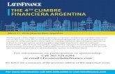 THE 4 CUMBRE FINANCIERA ARGENTINAlatinfinance.azurewebsites.net/media/1245/cumbre-financiera... · Martin Genesio, President, AES Argentina Juan Martin Vico, CFO, CableVision Roberto