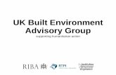 UK Built Environment Advisory Group - api.ning.comapi.ning.com/files/Istlhc-COgWZUwjl5SsKDrS7yOqP*xh0TkSxBMEVUx… · issues which are relevant to our profession and ... UK Built