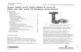 Type 1051 and 1052 Style F and G Size 40, 60, and 70 ... · PDF file  D100319X012 Type 1051 and 1052 Style F and G Size 40, 60, and 70 Rotary Actuators Contents Introduction 1