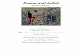 Romeo and Juliet - · PDF file3 Literary Devices Literary devices are words that we use to discuss different aspects of literature. These devices are the means by which authors create
