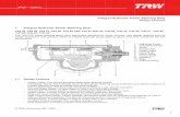 1. Integral Hydraulic Power Steering Gear - TRW Automotive · PDF fileIntegral Hydraulic Power Steering Gear Design ... and test the TAS steering gear and the vehicle steering system