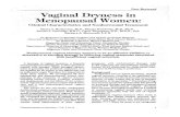 #1 Vag Dryness in Menopausal Women Bachman · PDF filePeer Reviewed Vaginal Dryness in Menopausal Women: Clinical Characteristics and Nonhormonal Treatment Gloria A. Bachmann, M.D.,