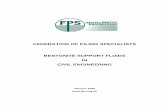 FEDERATION OF PILING SPECIALISTS BENTONITE SUPPORT FLUIDS ... · PDF filefederation of piling specialists bentonite support fluids in civil engineering january 2006
