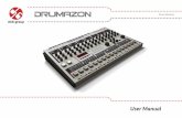 Drum Machine - D16d16.pl/pub/manuals/Drumazon-manual-gb.pdf · MIDI Notes corresponding to the Instrument (drum sound) note numbers ... drum machine within the host sequencer. Pressing