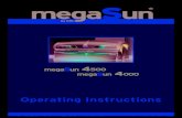 Operating Instructions megaSun 4500 - …megasunszolarium.hu/wp-content/uploads/2015/01/megasun4500.pdf · This operating manual is intended for use by ... megaSun 4000 / 4500 5 ...
