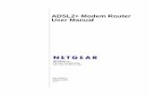 ADSL2+ Modem Router User Manual - NetgearU)v2_UM_06Oct08.pdf · v1.0, October 2008 v Voluntary Control Council for Interference (VCCI) Statement This equipment is in the second category