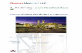 Chemex Modular, LLC - AGC International Modular Capabilities and... · Chemex Modular, LLC an AGC ... modular process equipment, ... shall be applied to the equipment design and adhered