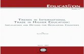 Trends in International Trade - World Banksiteresources.worldbank.org/.../WPS6_Intl_trade_higherEdu.pdf · Trends in International Trade in Higher Education: Implications and ...