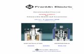 Recommended Price List SPARE PARTS for Submersible · PDF fileThe Company You Trust Deep Down ® Recommended Price List SPARE PARTS for Submersible Motors and Accessories Effective: