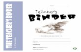 THE TEACHER’S BINDER - Miles-o-resources · PDF fileParent/Teacher Conference Preparation Sheet ... Teacher Signature: ... com The Teacher’s Binder 163 . Date