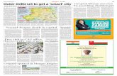 TIMES CITY 5 Outer Delhi set to get a ‘smart’ city ... · PDF fileRohini Loni Badarpur Palam Dwarka Uttam Nagar Tilak Nagar Patel Nagar Kamla ... TIMES NEWS ETWORK New Delhi: Traffic