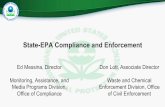 State-EPA Compliance and Enforcement - · PDF fileSSTS • Online reporting for Section Seven reports via Section Seven Tracking System (SSTS) became available in January 2016 •