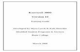 Kurzweil 3000 Version 10 - High Tech · PDF fileKurzweil 3000 . Version 10 . Training Guide . Developed by Myra Lerch & Kate Houchin . Disabled Student Programs & Services . Butte