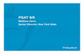 PSAT 8/9 - NYGEAR UP · PDF fileAfter administering the PSAT/NMSQT, PSAT 10, or PSAT 8/9, go online to collegeboard.org/school to complete your Remittance Report and Fee Waiver