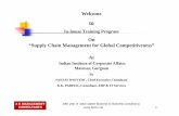 In-house Training Programhouse Training Programiica.in/images/3EMC-IICA-SCM.pdf · In-house Training Programhouse Training Program On ... Consultant–ERP & IT Services ... MRP1 MRP2