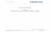 Security Target Nokia 9500 Microwave Packet Radio (MPR) · PDF fileAuthor: Nokia Wireless Transmission Division ... transmission layer to transport several kind of traffic, independently