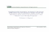 Supplemental Nutrition Assistance Program Education · PDF fileSmart, Live Strong Program Volume I: Report ... To file a complaint of discrimination, ... Supplemental Nutrition Assistance