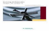 Aesculap Orthopaedics Targon PH Targon H - … Targon PH H.pdf · Aesculap Orthopaedics Targon® PH Targon® H Intramedullary Nail System for the Proximal Humerus and the Humeral