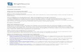 COMPANY OVERVIEW - BrightSource  · PDF fileCOMPANY OVERVIEW When was the company ... Alstom, Morgan Stanley, Google.org, ... the solar receiver and the steam turbine-generator,