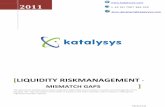 [LIQUIDITY RISKMANAGEMENT - Katalysys · PDF file[LIQUIDITY RISKMANAGEMENT - ... 4 Mismatch GAP analysis as outlined in the LMM ... Retail & Corporate Banking flows and Lower Quality
