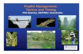 Psyllid Management: Tactics and Timing - University of  · PDF fileTactics and Timing Phil Stansly, SWFREC Immokalee . Outline ... Sample location
