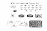 Participation Awards - MacScouter -- · PDF filePARTICIPATION AWARDS FOR ... Score Sheet for Family Award is included in the Cub Scouting ... The Cub Scout Academics and Sports program